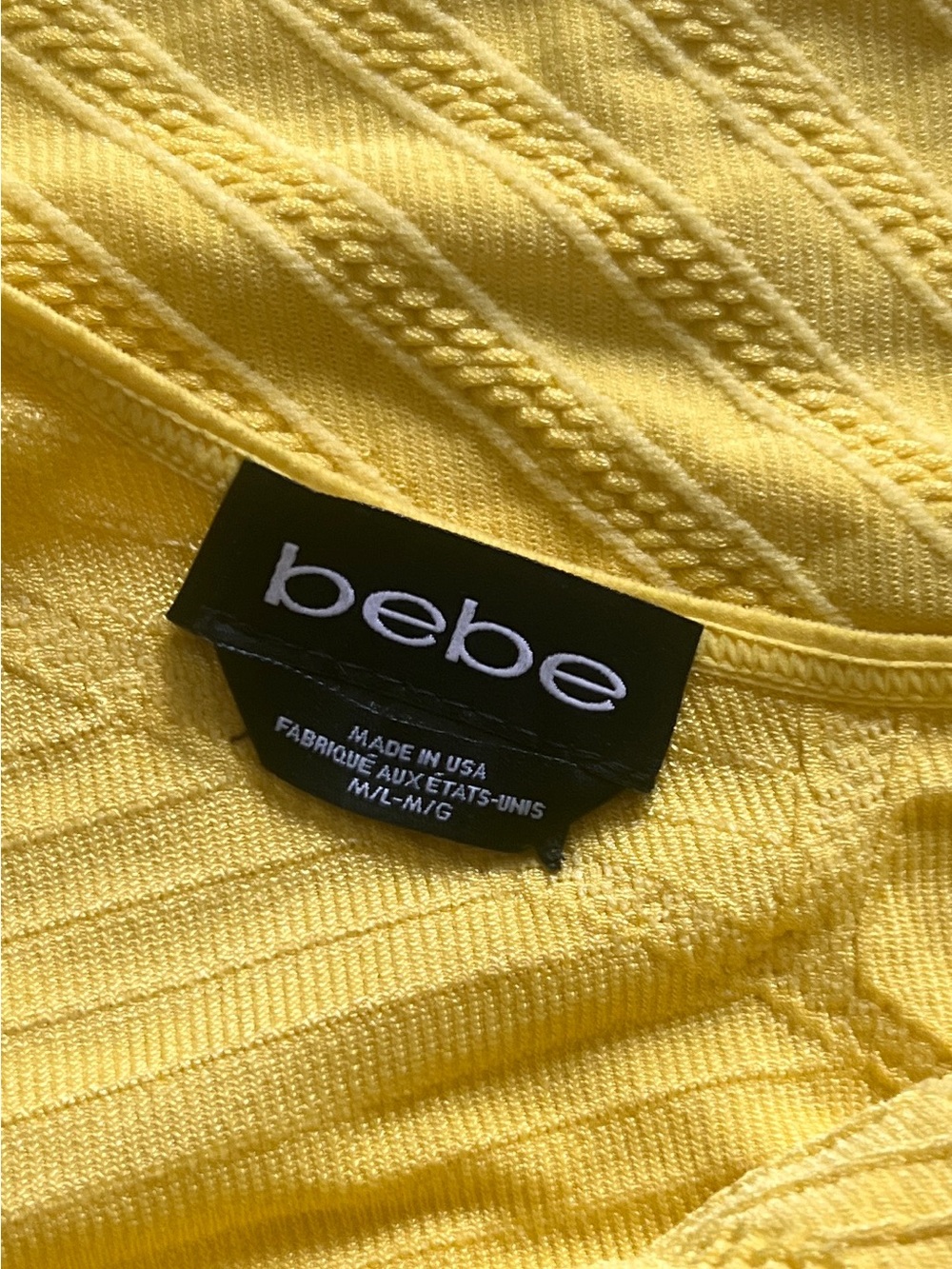 Bebe Sexy Summer Yellow Sleeveless Bodycon Dress - Women - Picture 6 of 6